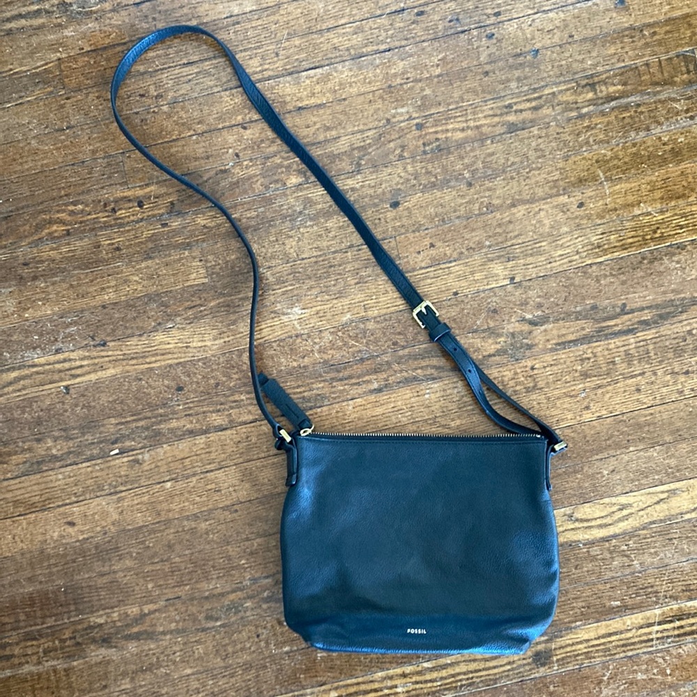 Fossil Leather Crossbody Bag